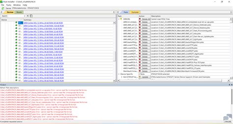 encountered an improper argument keil|Pack Installer won't install pack .